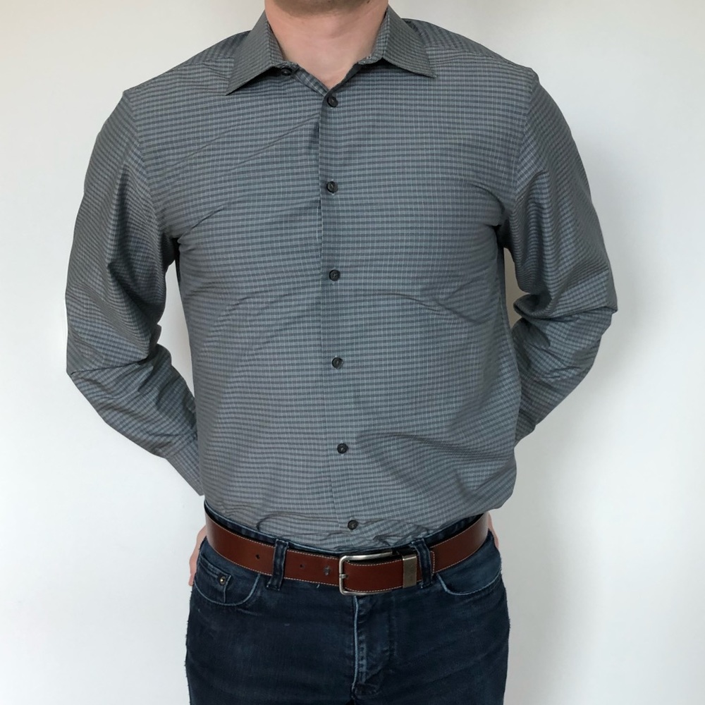 Calvin Klein non-iron slim fit men’s dress shirt